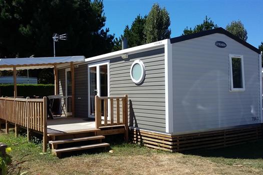 Camping Locmariaquer Mobile-home Grand-Confort 2016 au camping de la Tour à Locamriaquer - Camping de La Tour - Locmariaquer