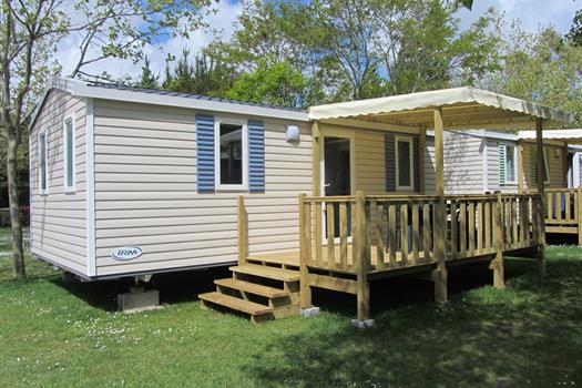 Camping Locmariaquer - Location Mobil-Home 2 chambres à Locmariaquer au Camping de la Tour - Camping de La Tour - Locmariaquer