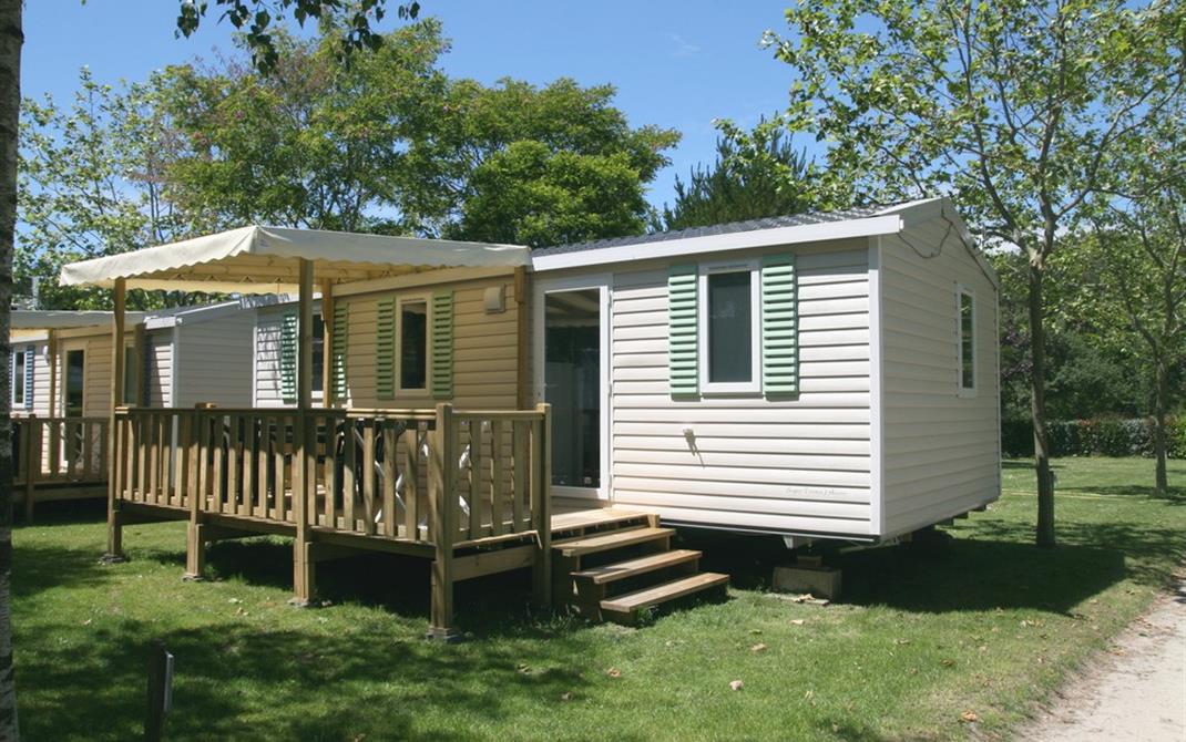 Camping Locmariaquer Location Mobil-Home 3 chambres proche de la trinité sur mer - Camping de La Tour - Locmariaquer