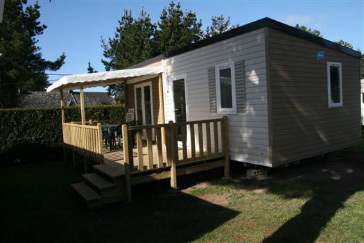Camping Locmariaquer mobil-home extérieur  - Camping de La Tour - Locmariaquer