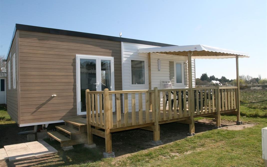 Camping Locmariaquer - Location mobil-home 2 chambres tout confort proche de Carnac - Camping de La Tour - Locmariaquer