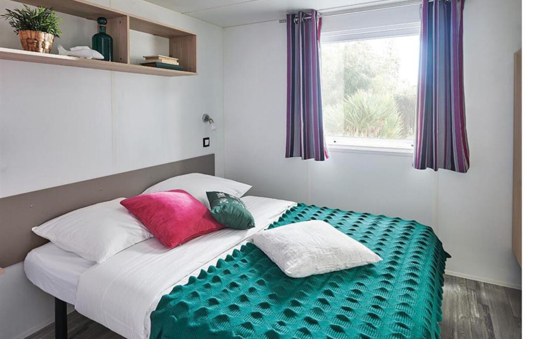 Camping Locmariaquer - chambre - Mobil-Home 2 chambres 2018 - Camping de La Tour - Locmariaquer