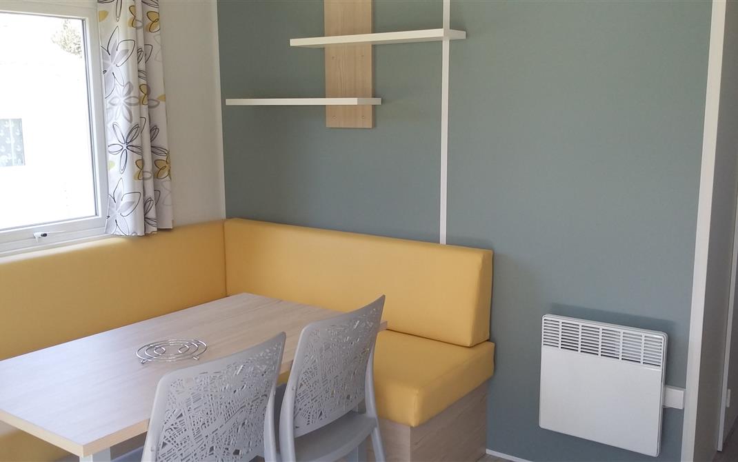 Camping Locmariaquer -  séjour - Mobil-Home 2 chambres 2018 - Camping de La Tour - Locmariaquer
