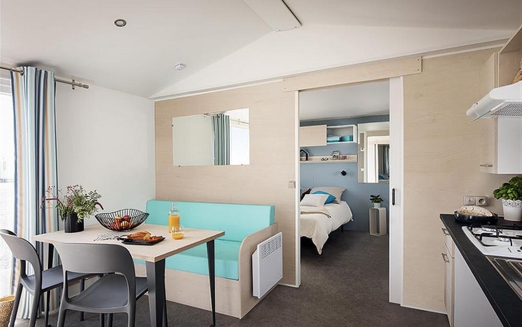 Camping Locmariaquer Mobil-home permettant d'accueillir les personnes à mobilité réduite  - Camping de La Tour - Locmariaquer