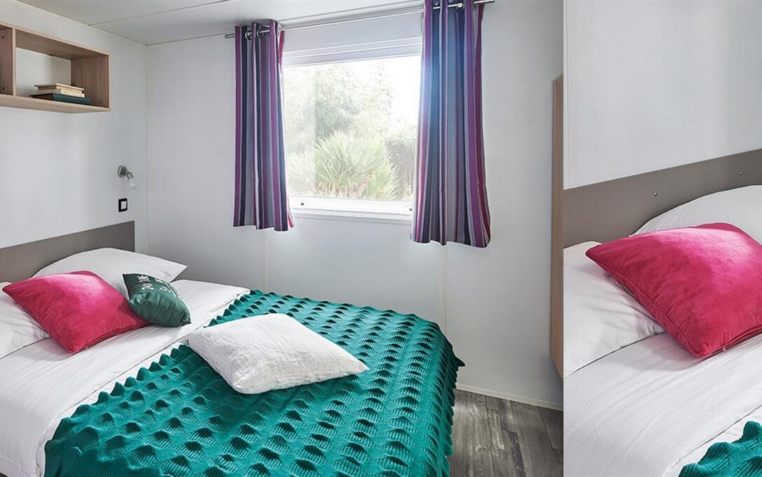 Camping Locmariaquer Chambre spacieuse dans Mobil-Home - Camping de La Tour - Locmariaquer