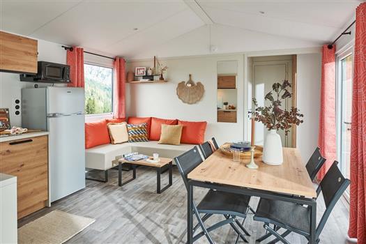 Mobile-home avec une belle pièce à vivre - Camping de la tour - Camping de La Tour - Locmariaquer
