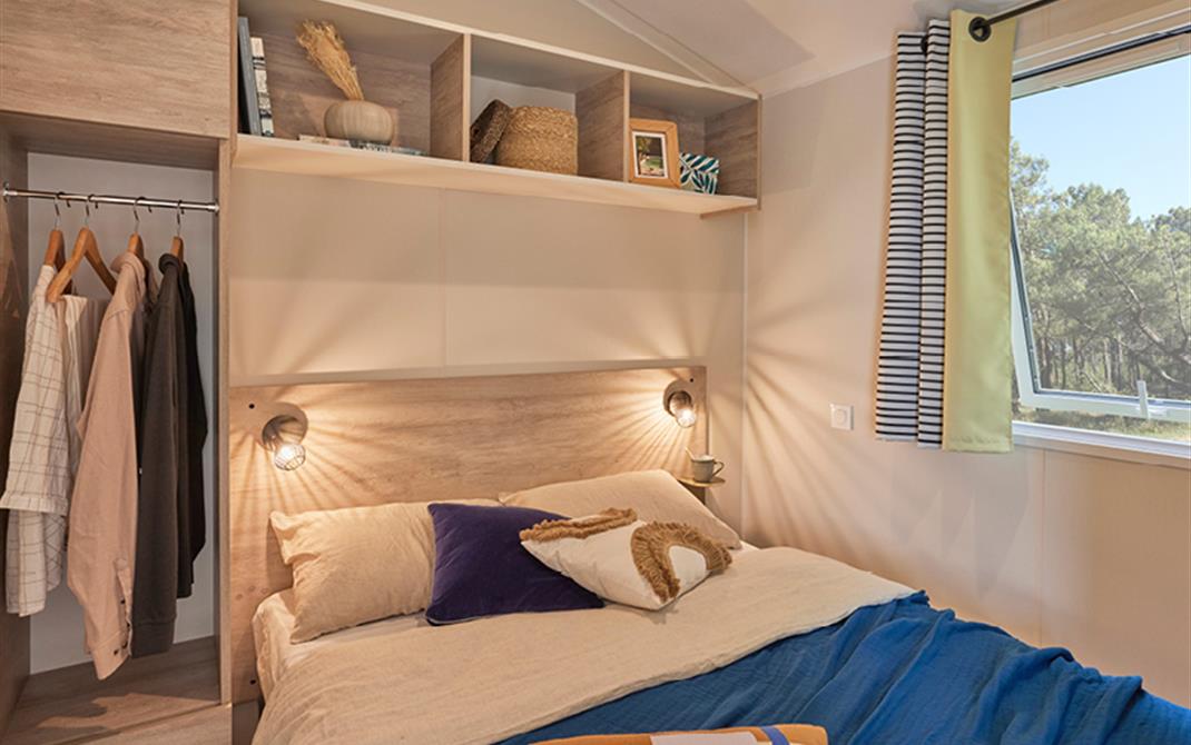 Une chambre douillette pour un séjour au camping de la Tour - Camping de La Tour - Locmariaquer